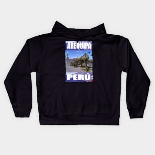 PLAZA DE ARMAS AREQUIPA PERU Kids Hoodie